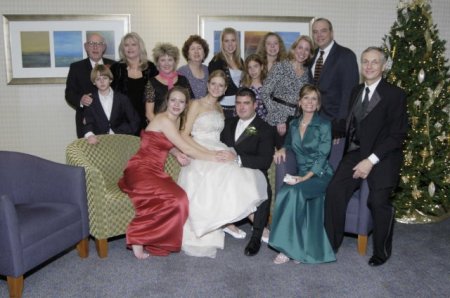 My family photo youngest daughter's wedding Dec 2005