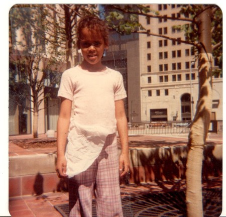 me at Courthouse Square, 1979