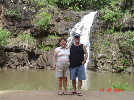 My wife Bobbie and Me playing tour guide on Oahu