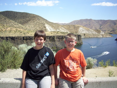 Lucky Peak Dam 5 mins from our House