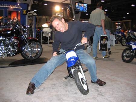 Roger at Long Beach Motorcycle Show
