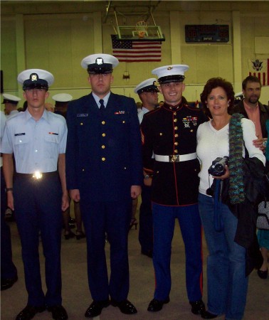 My youngest son's Coast Guard Graduation 2006