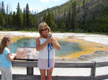 me and my dog sara, yellowstone