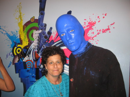 Me and a Blue Man