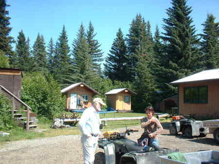 Mike and (Guide) Dawn at Silver Salmon Creek Lodge