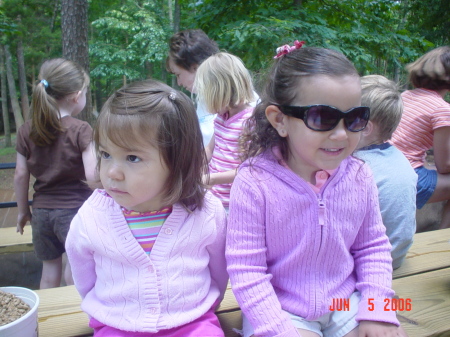 Rebekah and Kaitlyn at Lazy 5 Ranch