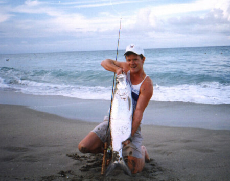 Tarpon on a bass rod- released
