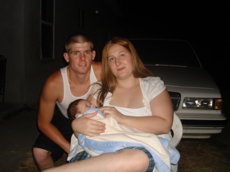 Kelly, Cindy, and baby Kaden