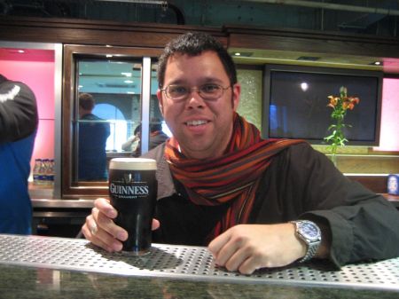 got to pull my own pint at the Guinness Storehouse