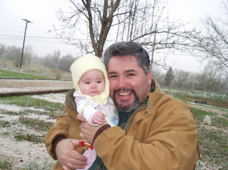 Daddy and Rylee Winter 2004