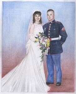 The wedding artwork