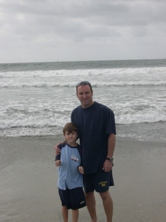 My son Josh and I in Cali.