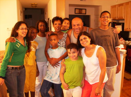 Kenneth's family and mine . . . the whole gang