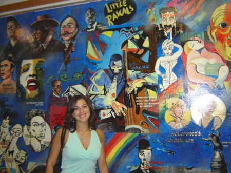 Jeana and mural