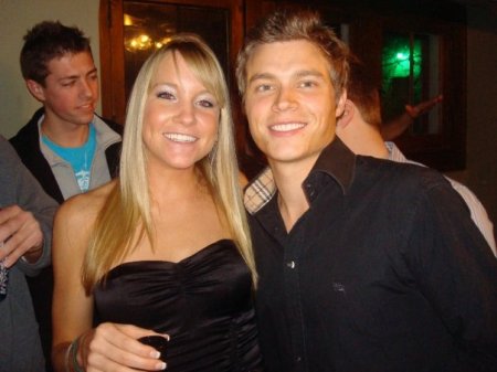 Our son Brad and his girlfriend Victoria....