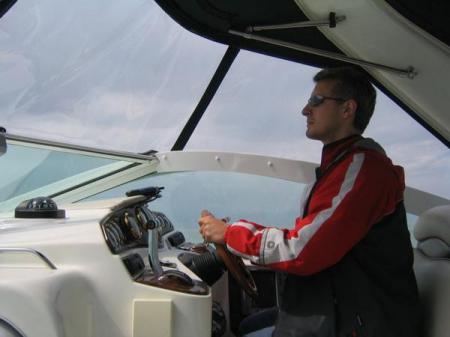 Me on the lake (Lake Michigan)