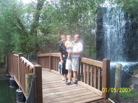 Kaleb with Grandparents