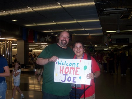 Joe when he returned from China