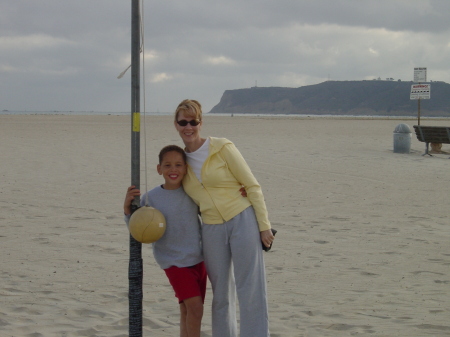 At the beach 2004