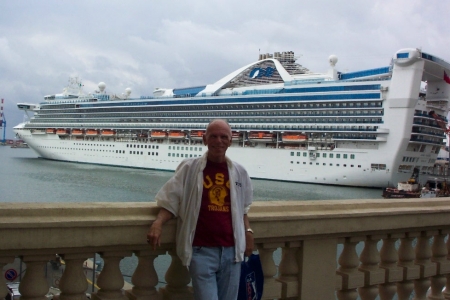 Grand Princess in Naples, Italy