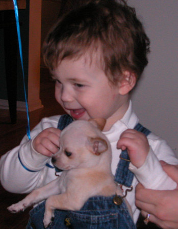 Son Tyler, two with Elvis 2006