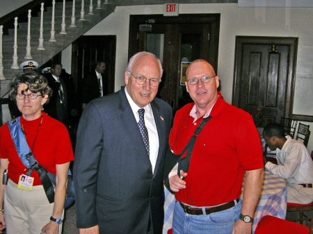 Vice President Cheney and me.