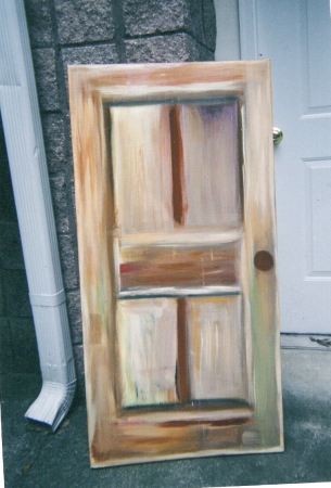 Old Door Painting