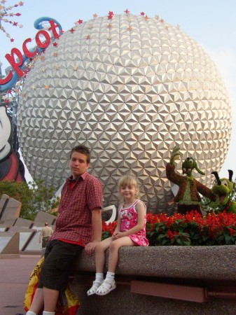 Brandon and Alyssa at Epcot