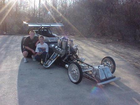 my 2 sons with my munster ride