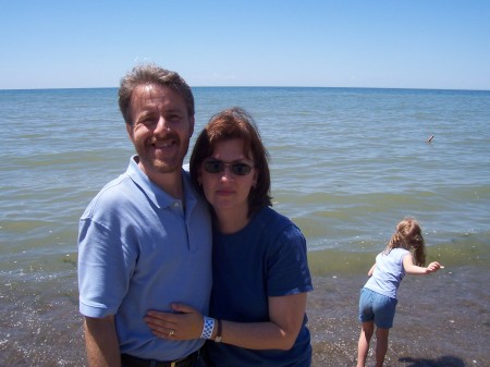 John and Me at Presque Isle summer 2008