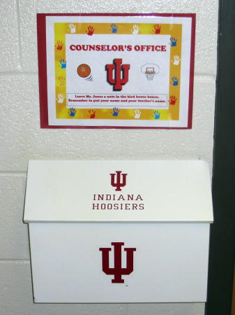 My Counseling Office:  A Mecca to the Hurryin' Hoosiers
