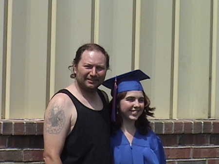 me and my daughter at graduation