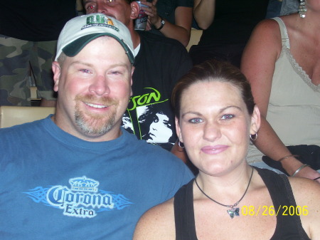 me and my baby at the cinderella concert 2006