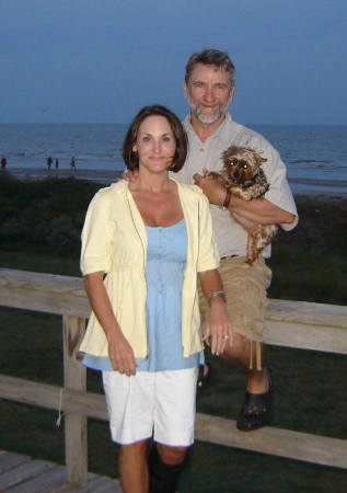 Paula and Husband Reagan at the Beach