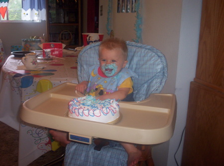 Trenton first birthday 2004