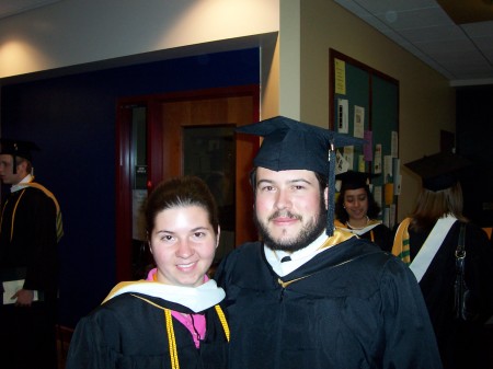 Colleen (friend) and I after graduation