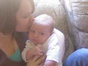 My daughter Ashley and Grandson Raffe