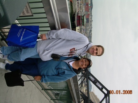 Youngest Son, Tony and I at AT & T Park