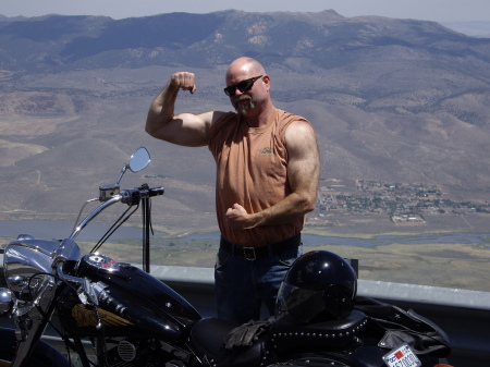 Me on a ride over looking Nevada