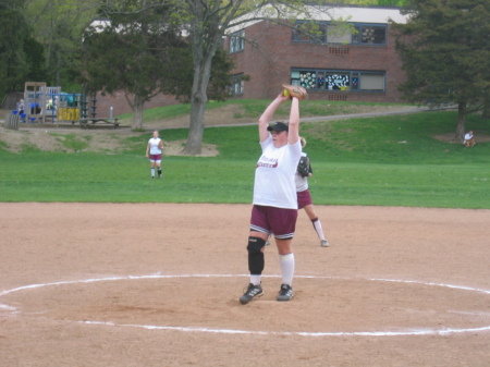 Ashley (15 yrs old) pitching - Freshman Year High School   JV Team