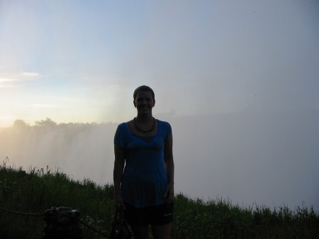 Me at Victoria Falls in Zambia