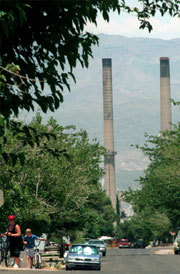 San Manuel Smoke Stacks