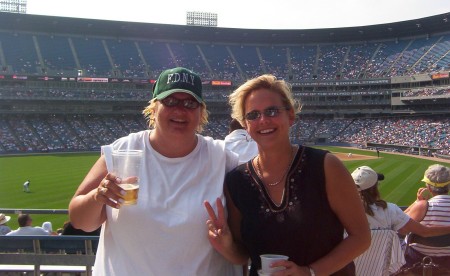 Gabi & Liz - Sox Game