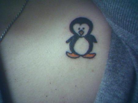 my penguin tattoo