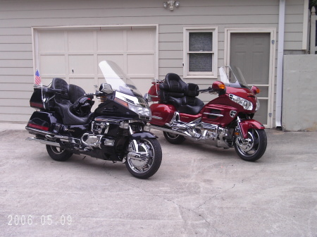 our toys we use to cruise the States yes the red one is hers