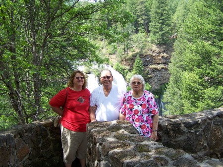 Me and my parents at burney falls