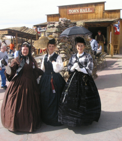 Civil War Event, Shelley, Me & Leanne