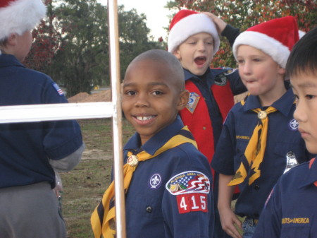 Boy Scout Christmas Float