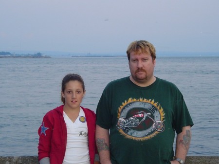 My Daughter Keirstyn And I At Lake Erie