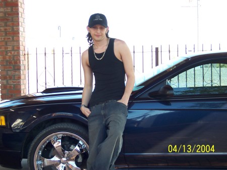 Mexico..2004...My son and my Mustang GT